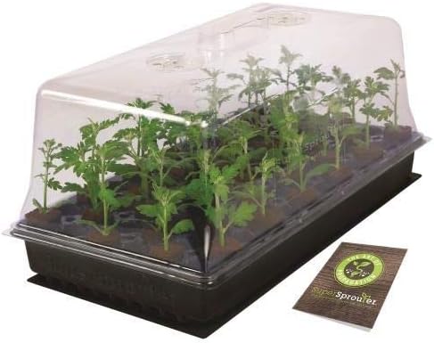 Super Sprouter Propagation Kit w/ 7" Dome - Green, 10" x 20" x 7"