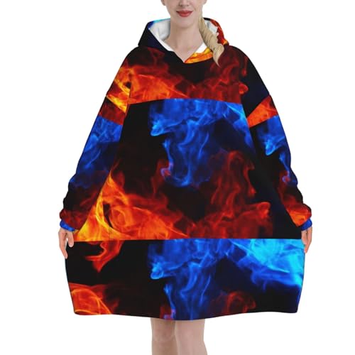 Sweat à capuche couverture flanelle pour soirées télé et moments cocooning à la maison