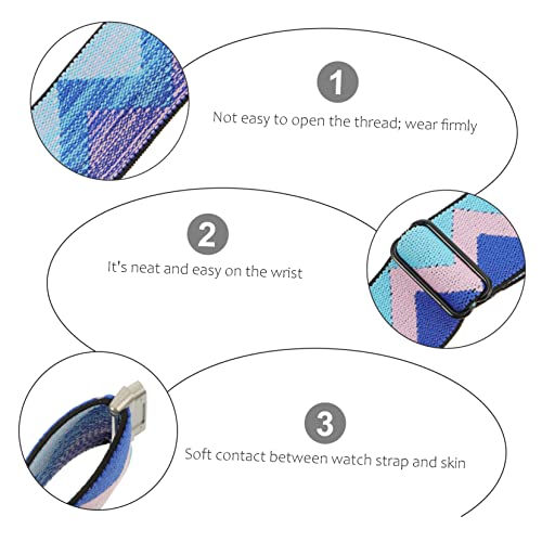 UKCOCO 3Pcs Cinta Crianças Smartwatch Smartwatches Para Mulheres Relógio Banda Cinto Acessórios Smar