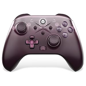Wireless Controller for Windows PC Steam Games Android/iOS/Mac, Dual Vibration TURBO Macro Function Headphone Jack Phantom Magenta AG