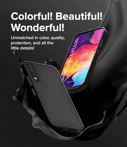 Image of Jkobi Rubberised Back Cover Case for Samsung Galaxy A50 | Galaxy A50s (Textured Grip Design | Camera Protection | Slim and Light Weight | Soft Touch and Feel)