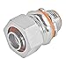 Morris Products 15166 2 in. Malleable Liquid Tight Connectors - Straight - Insulated Throat