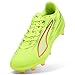 PUMA Unisex Ultra 6 Play Fg/Ag Football Boots, Yellow Alert PUMA Black Bright Red Lime Squeeze, 9.5 US