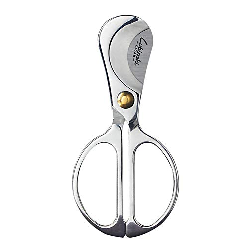 Coupe cigare en acier inoxydable AKT argent et or, guillotine portative de 25mm