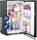 Techomey Compact Refrigerator with Lock 1.7 Cu.Ft, 12V/110V Mini RV Fridge...