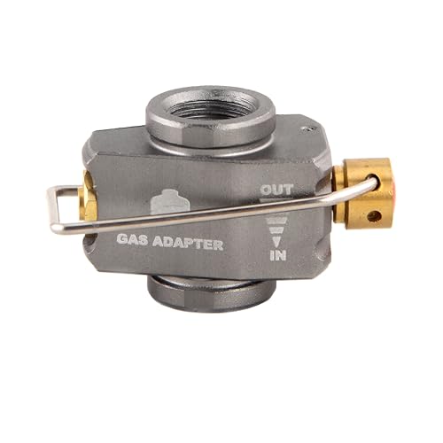 Hamans Gas Refill Adapter, Adaptateur de Recharge de Cartouche de Gaz Butane, Adaptateur Gaz, Recharges de Combustible pour Réchaud – vue 3