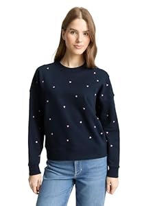 TOM TAILOR Denim Sweatshirt mit Stickerei