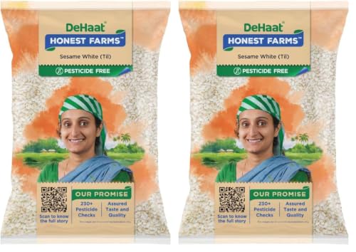 Image of Dehaat Honest Farms Pesticide Free Dried Sesame White(Til) 200G (Pack of 2)