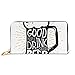 Produktbild JHGFG Mode Handtasche Reißverschluss Brieftasche Gute Leute Trinken gutes Bier Bier Telefon Kupplung Geldbörse Abendkupplung Blockieren Leder Brieftasche Multi Card Organizer