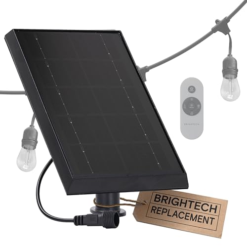 Brightech Ambience Pro Replacement Solar Panel - Compatible Only with Brightech Solar Powered Outdoor String Lights with White Color Changing Capacity - 1 Solar Panel, 7W by Brightech - Used condition - US$15.99