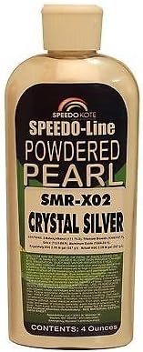 Speedokote Crystal Silver Pearl for automotive base coats, SMR-X02, 4 oz. bottle