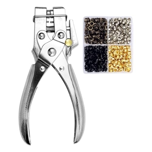 Portable Leather Hole Punches Tool Professional Metal Build Adjustable Size for Crafting Workshops and Leather Projects Metal Le