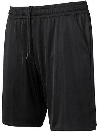 Kro 1 Stop Soccer Referee Soccer Short Solid Black 4 P