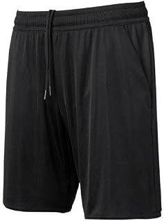 Kro 1 Stop Soccer Referee Soccer Short Solid Black 4 P
