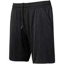 1 Stop Soccer Referee Soccer Short Solid Black 4 Pockets US, Alpha, Small, Black