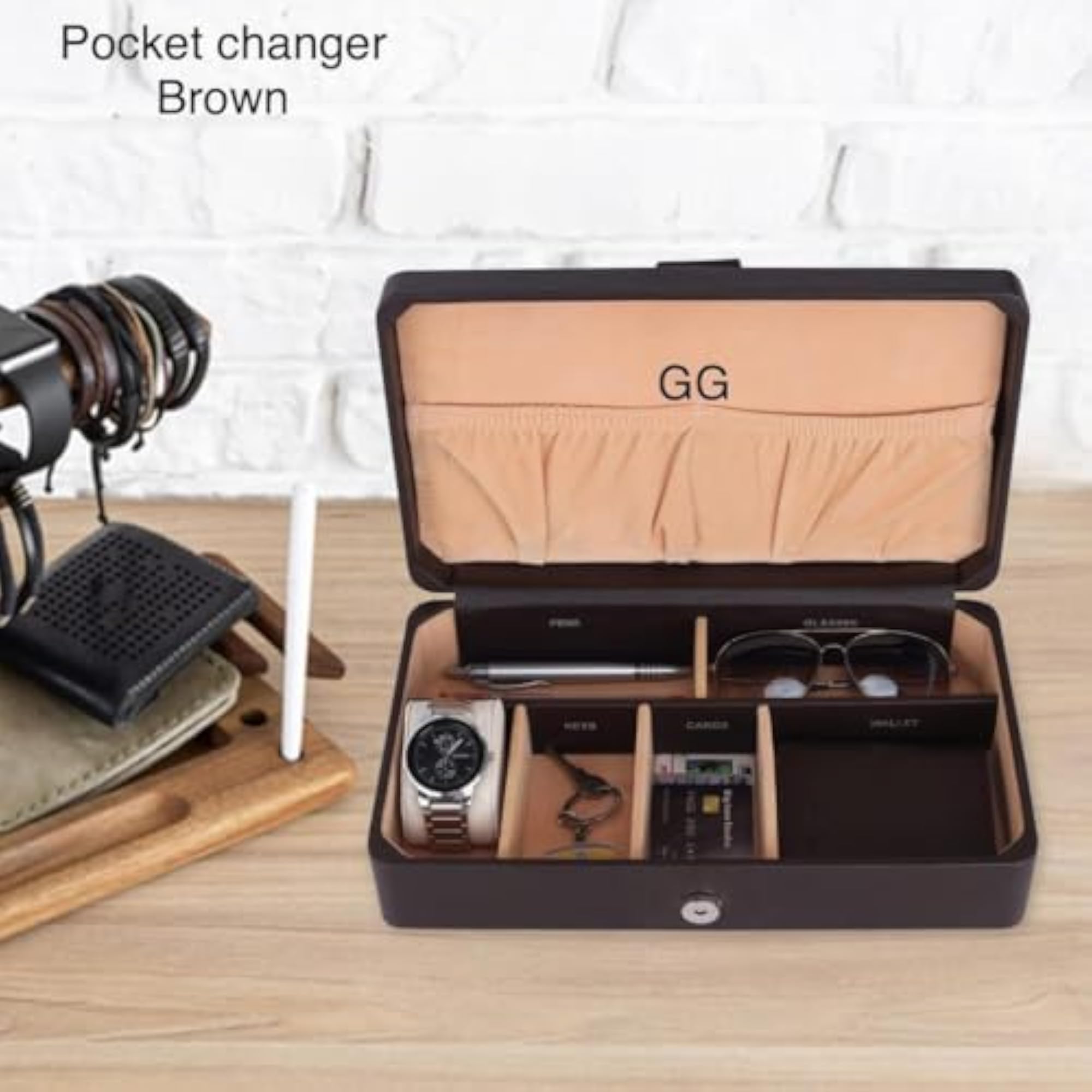 Luxury Valet Organiser Box for Watches and Accessories