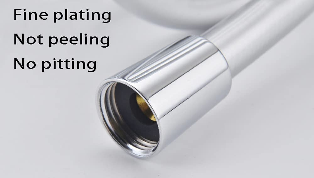 Tubo Doccia Universale In PVC - Argento 150cm - Flessibile Antitorsione Con Attacco G1/2 - Per Tutte Le Docce - Foto 6