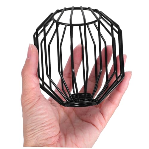 Pantalla de cesta de hierro para solucionar problemas de lámparas viejas 8