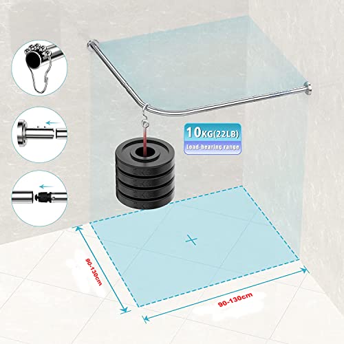 Opiniones de Cortinero para Baño en Escuadra Walmart de esta semana. 17 Cortinero para Baño en Escuadra Walmart marca MCSWSEE (2)