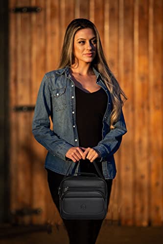 Pasta Executiva Para Advogado Médico Professor Maleta PU Bolsa Transversal Masculino 5 Compartimento