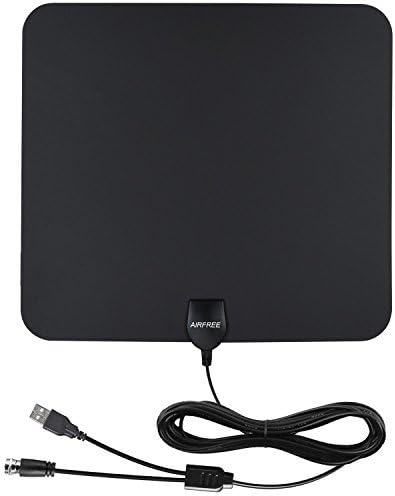HDTV an-Tenna,50 Miles Range Amplified Digtial Indoor TV an-Tenna with New Version Amplifier for High Reception and 13.2ft Coaxial Cable