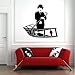 Película tema pared pegatina vinilo pared pegatina Charlie Chaplin arte película familia sala de estar decoración pegatina arte Decal44x42cm