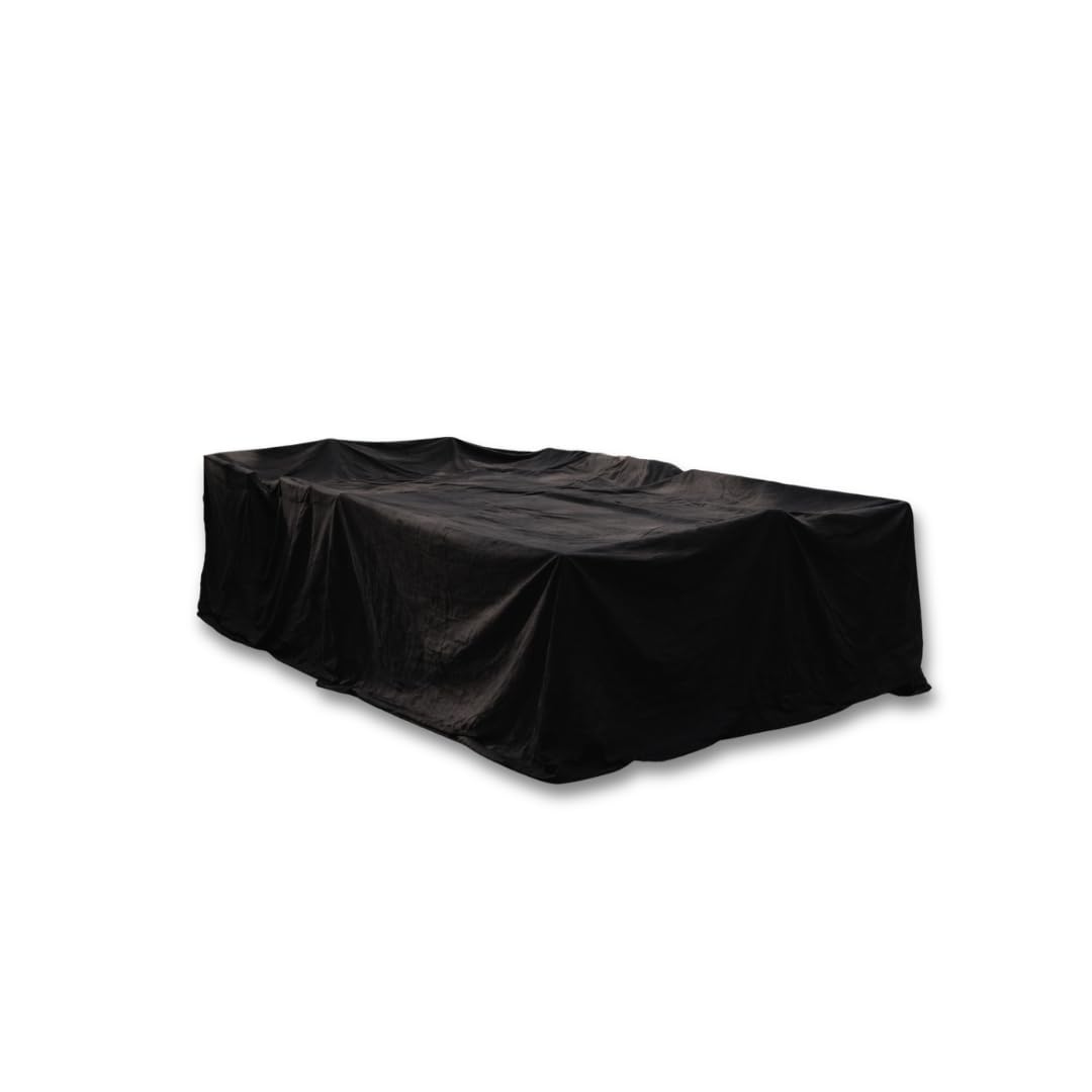 Indoor Outdoor Patio Furniture Cover Dining Table Cover , Dust Waterproof Cover Garden Furniture Covers 67" x 37" x 28" AS1(Black)-image-22