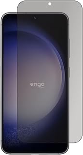 Engo Samsung Galaxy S23 İle Uyumlu Hayalet Ekran Koruyucu, Yandan Görünmeyen Anti-Spy Gizlilik (Privacy) Koruması, 9H Temperli Nano Kırılmaz Esnek Cam, Parlama Ve Parmak İzi Önleyici