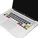 MOSISO Silicone Keyboard Cover Compatible with MacBook Air 13 inch A1466 A1369 2010-2017&Compatible with MacBook Pro 13/15 (with/Without Retina Display, 2015 or Older Version), OS X OSX-M-CC-2, White