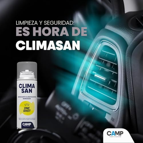 Miniatura 2 de Camp Climasan One Shot Aerosol - Limpieza Climatizador Casa Y Auto, Aerosol Limpieza Aire Acondicionado De Acción Purificadora - Perfecto Para Eliminar Gérmenes Y Bacterias, 200 Ml