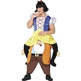 FIESTAS GUIRCA | Disfraz Let Me Go Princess Adulto (52-54/L) - Pantalón y Vestido - Disfraces de Despedida de Soltero, Fiestas de Disfraces y Celebraciones - Ideal para Hombre Adulto - Multicolor