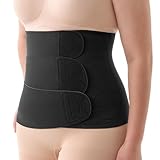 Momcozy Ergowrap Postpartum Belly Band for C-Section Recovery and Vaginal Birth, Abdominal Binder with 3D Lifting & Ergonomic Back Support, Seamless Belly Wrap Shapewear for Post Surgery Recovery