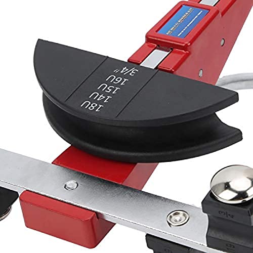Tube Bender Kit, Compact Copper Pipe Tubing Bending Tool Set Include Pipe Cutter Bending Wheel 1/4in 5/16in 3/8in 1/2in 5/8in 3/4in 7/8in Multiple Specifications, Tubing Benders Hand Tool,GQYYS - Image 6