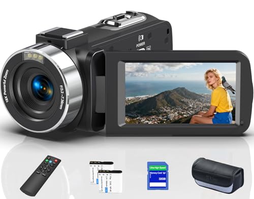 OLESIT 8K 64MP Video Camera 18X Digital Camcorder Video Came