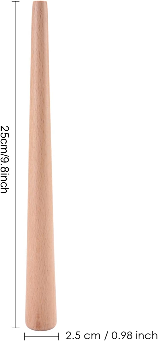 Wood Ring Mandrel, Ring Sizing Mandrel Wood Ring Sizer Sizing Adjuster Ring Shaper Repair Tools Wooden Stick Ring Sizing Sanding and Polishing Shaping Tool