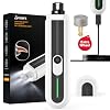 YABIFE 4-Lights Dog Nail Grinder, Easy Quick Locate Dog Nail Trimmers, for Puppy Paw Toenails or Pets from Small, Medium to Large, with Travel Lock, Whisper Quiet, Heavy Duty 3 Speeds