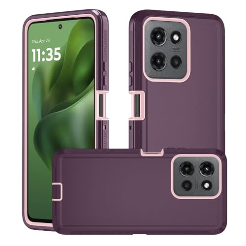 Coque Motorola Moto G Power 5G 2025 antichoc 3 en 1 robuste violette