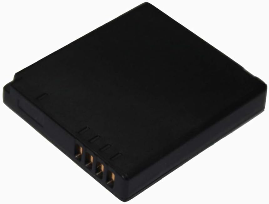 Rear view of Surpassed DMW-BCF10 Battery Pack showing the contact pins.