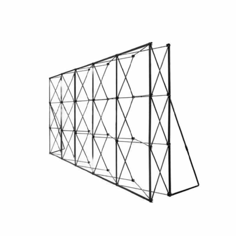 Cadre pliable pour exposition 230x30 cm pour monter un stand sans outil et sans stress