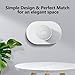 Wall Plate Cover Trim Kit Compatible with Google Nest Thermostat 2020 Wall Plate Cover - Made for Google Nest Thermostat Accessory 2020, Conceals Defects Easy to Install