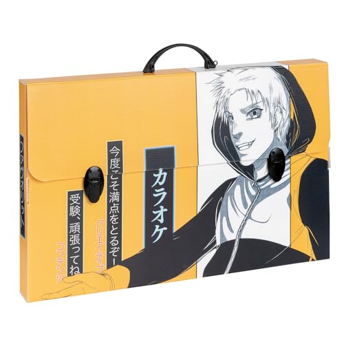 Mallette polypropylène alvéolaire MANGA Yellow Man Favorit 5cm