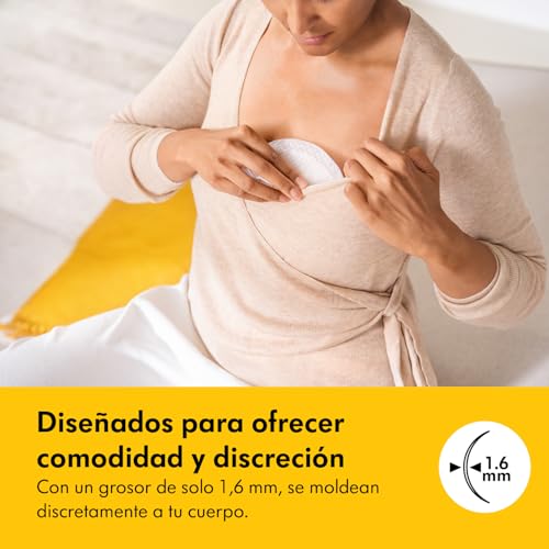 Miniatura 6 de Medela Discos Absorbentes Respirables Para La Lactancia, Diseño Discreto Para Un Uso Cómodo, Paquete De 120, Exclusivo En Amazon