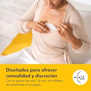 Medela discos absorbentes respirables para la lactancia, diseño discreto para un uso cómodo, paquete de 120, Exclusivo en Amazon