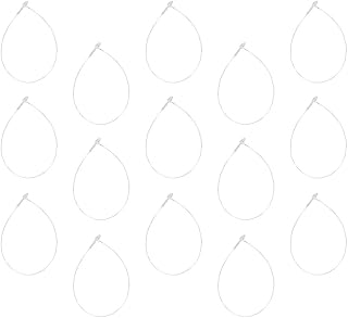 CHILDWEET 5000Pcs White 5-Inch Plastic Price Tag Fasteners with Pointed Needle Tips Garment Tag Ropes for Clothing Label Security and Retail Hanging