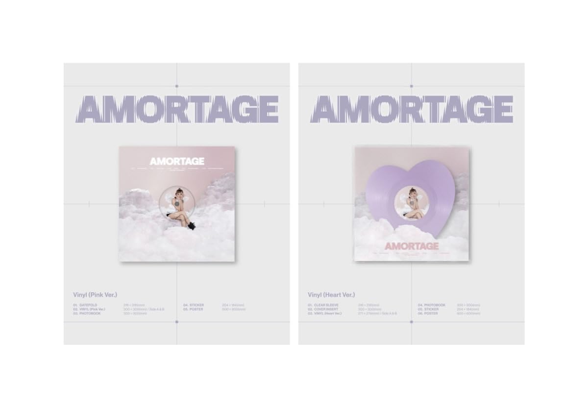 Amazon.com: JISOO - Amortage [Vinyl LP] (Pink ver.) : Home
