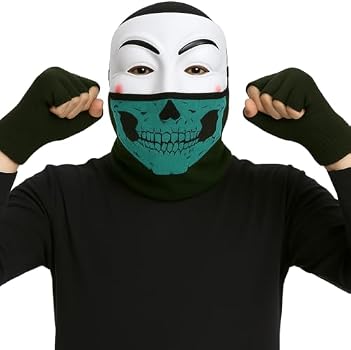 Primary Shipments PZ9 Inspired Hacker Combo Pack | Face Mask +