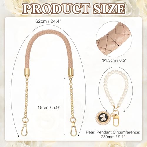 Sangle de sac à main tressée pour réparer anse usée - 2