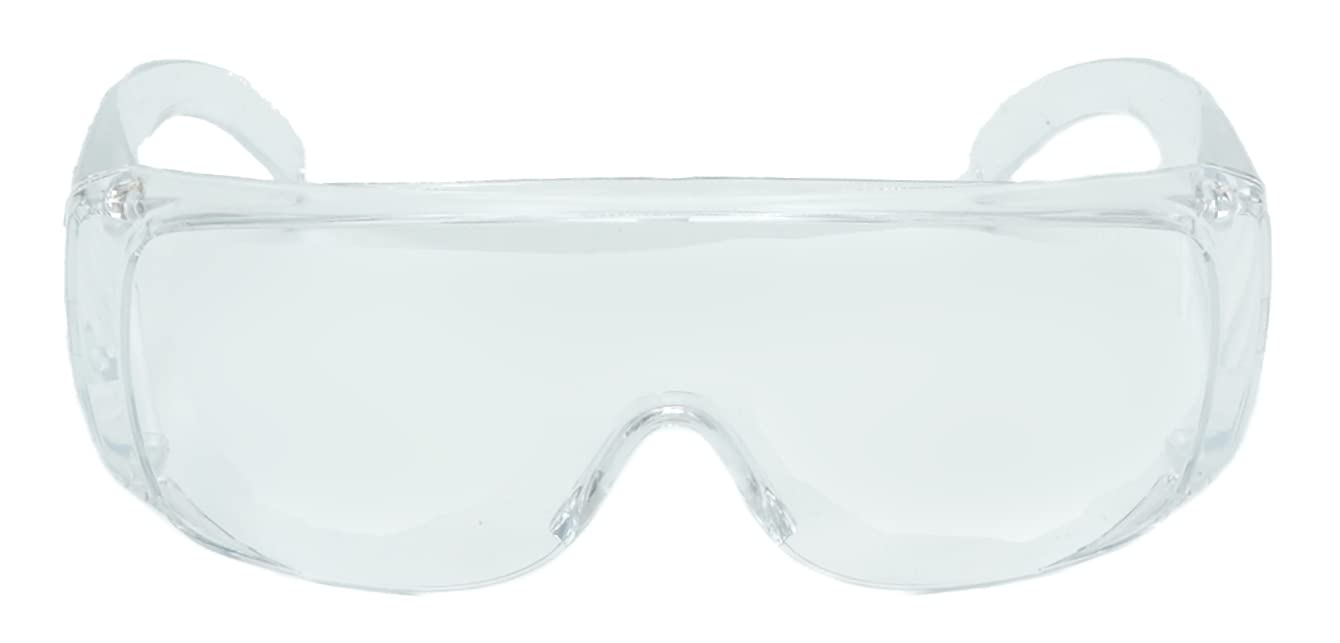 CONFAST - Gafas de seguridad transparentes para gafas de visión (3 pares)
