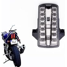 TOPZONE Fit for Suzuki 2003-2012 SV650 / SV650S / SV650 ABS; 2003-2007 SV1000; LED Brake Taillight Rear Lamp+Integrated Turn Signal Idicator light Smoke