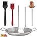 Supporto Barbecue Verticale Acciaio Inossidabile con 3 Punte Rimovibili, Spiedino Friglia Forno, Ricambio Spiedini Verticali, Accessori Cottura per Arrostire Pollo, Pesce, Bistecca, Kebab Shawarma immagine
